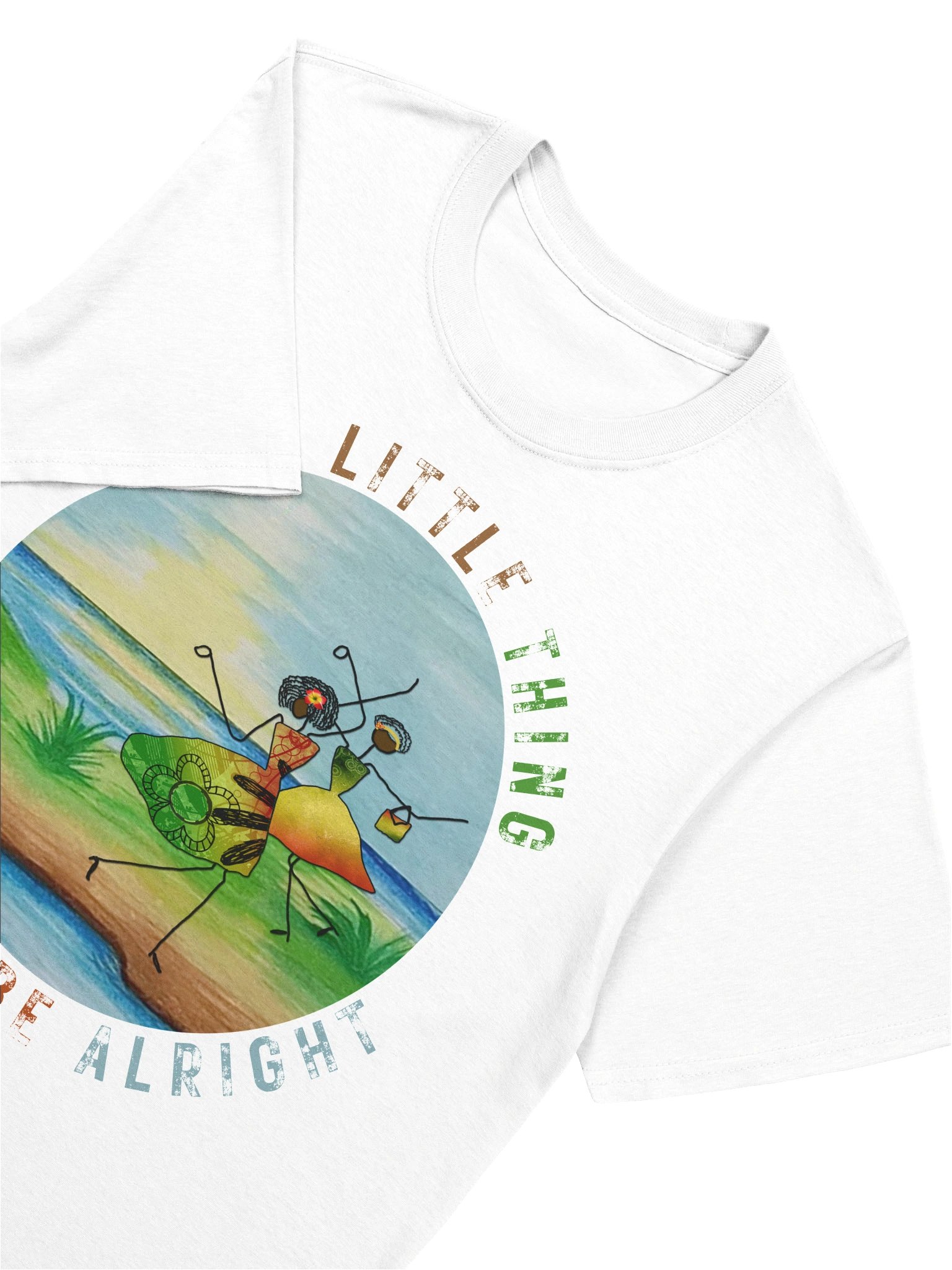 Every little thing is gonna be alright; Bob Marley Lyrics, T-Shirt product image (4)