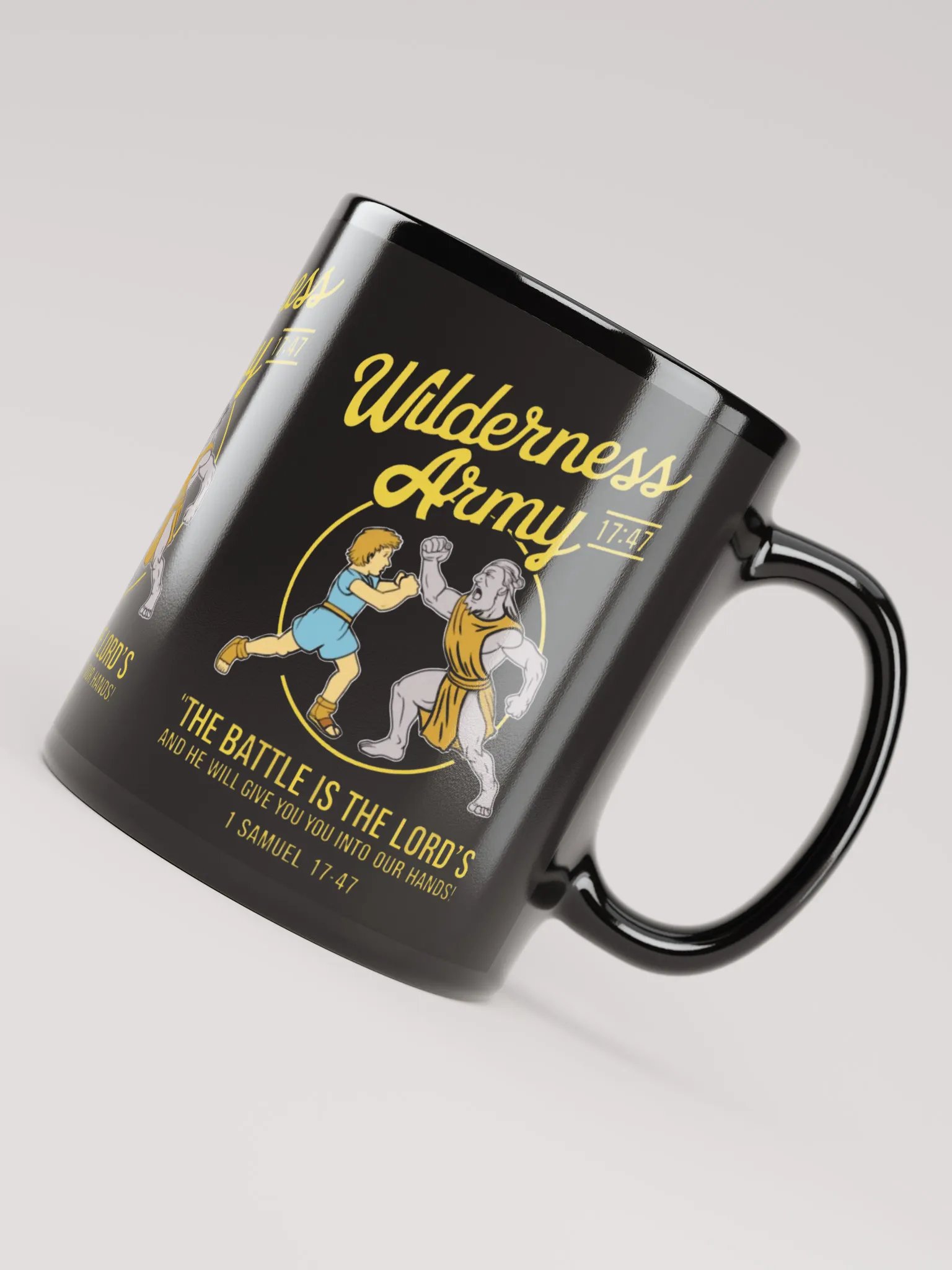 Black Wilderness Army Divine Battle Glossy Mug product image (7)
