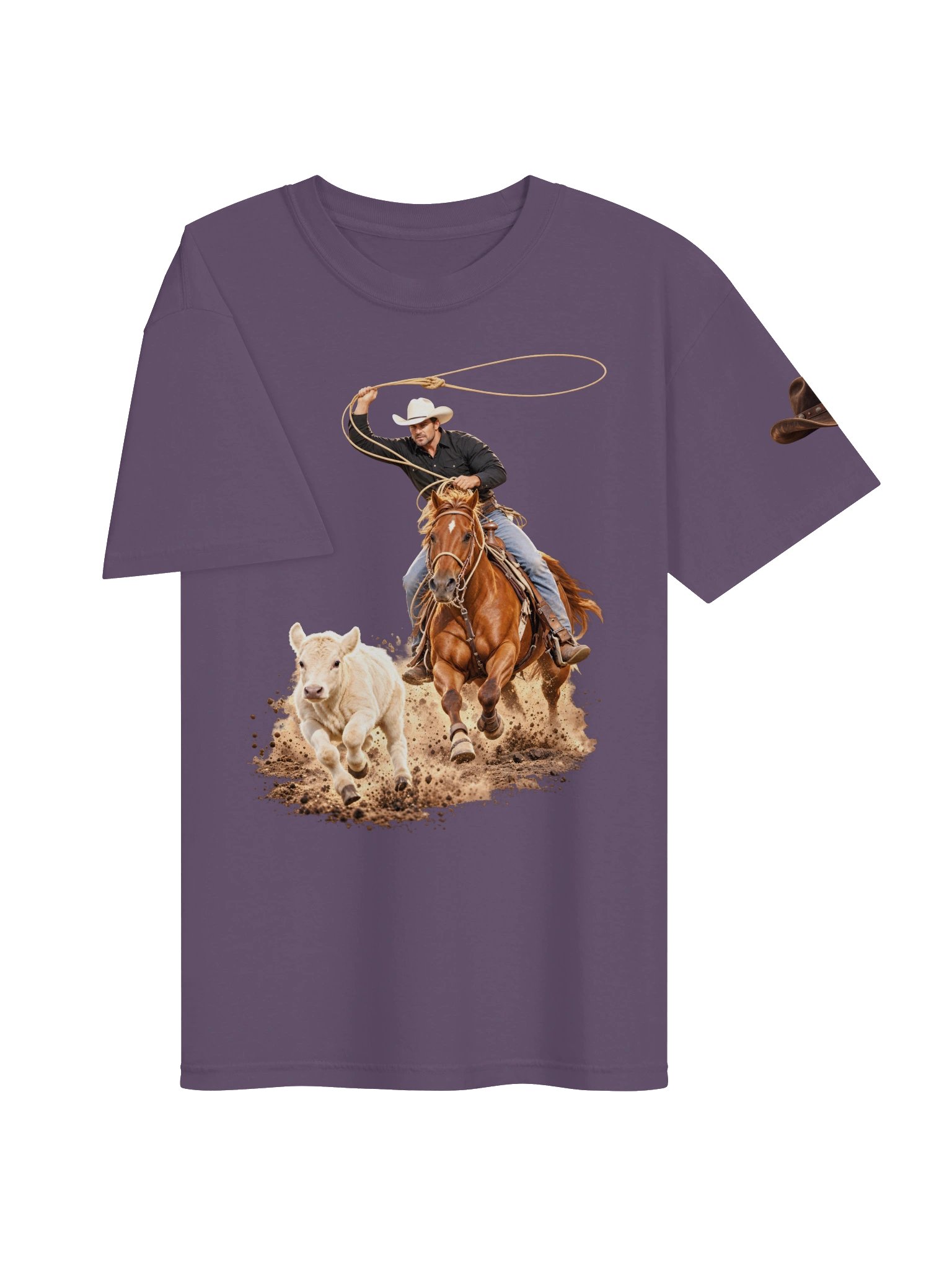Calf Roping Out of the Box T-Shirt | BROKEN RODEO™ product image (77)