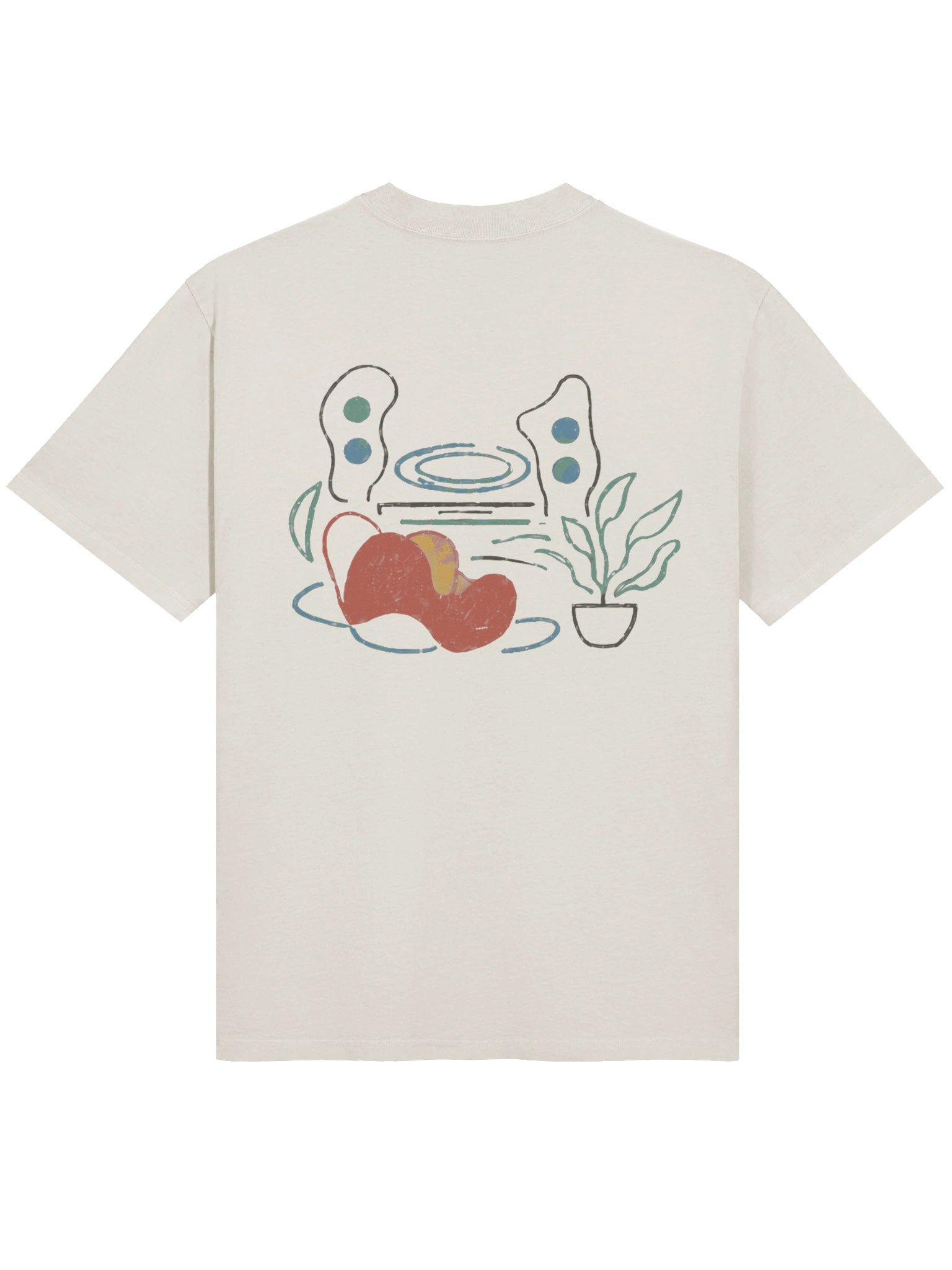 Listening Room T-Shirt — Faded Bone product image (2)