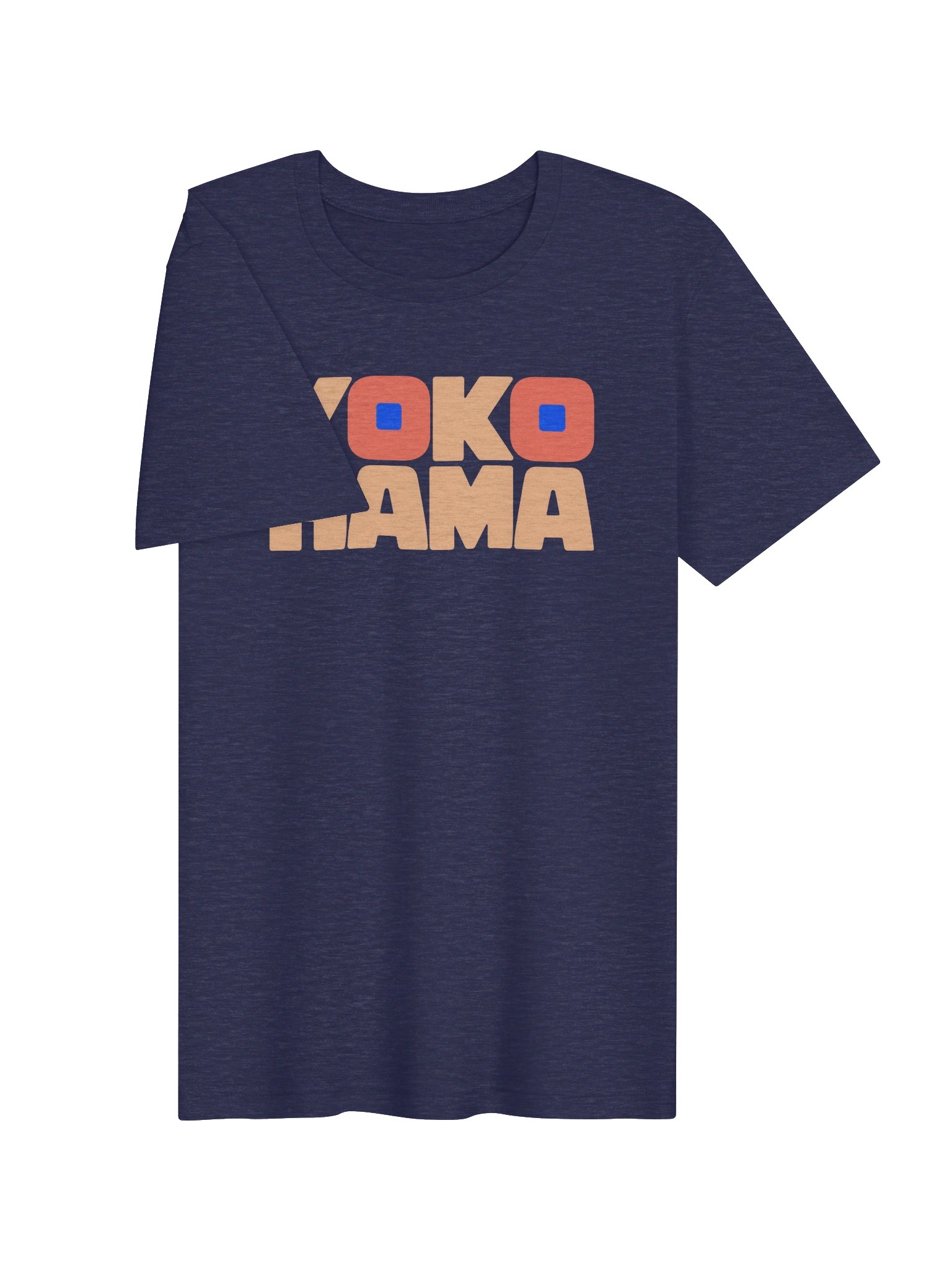 YOKOHAMA Peach Block Text Tee product image (3)