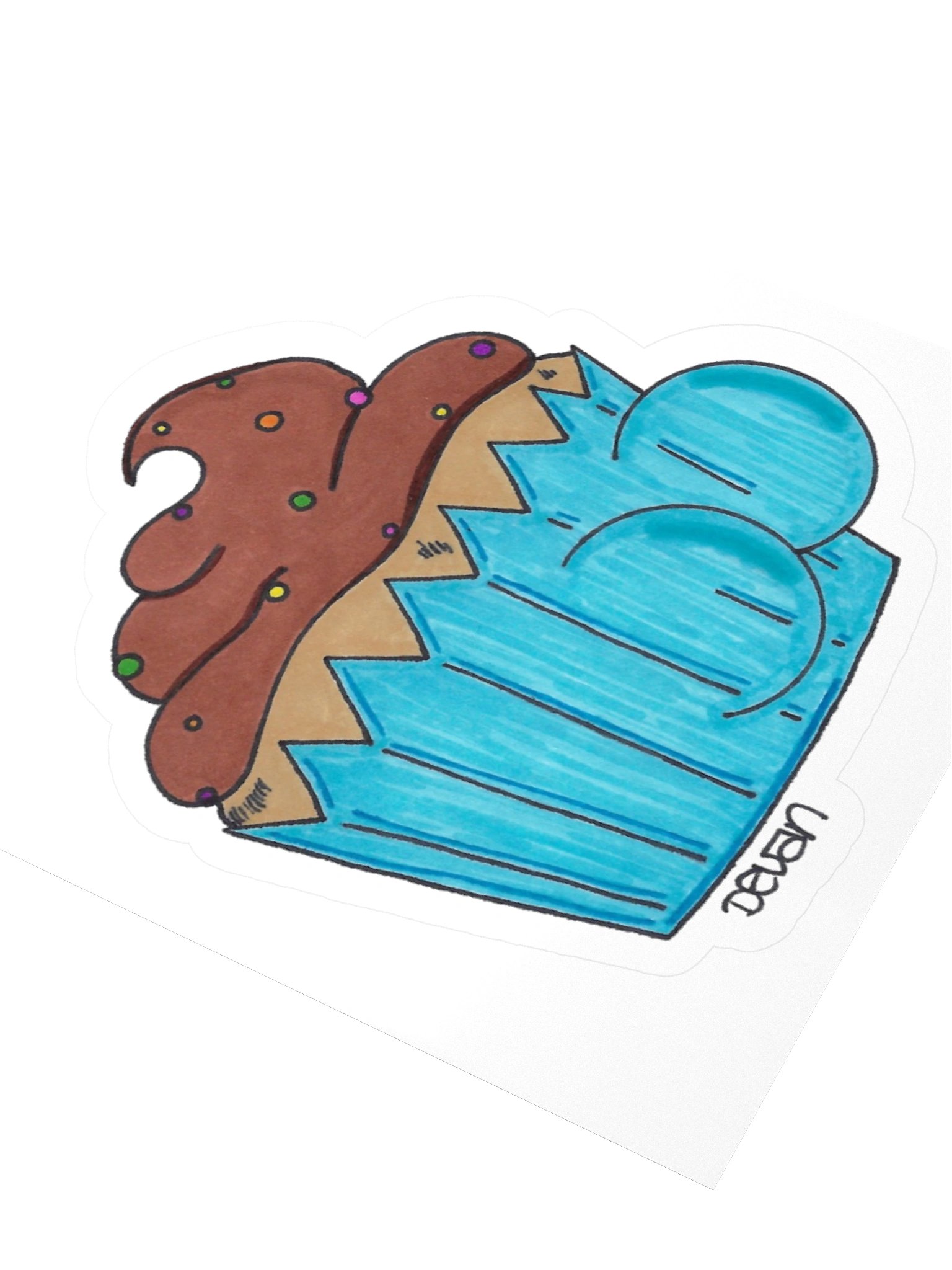 Butts: Cupcake Sticker product image (3)