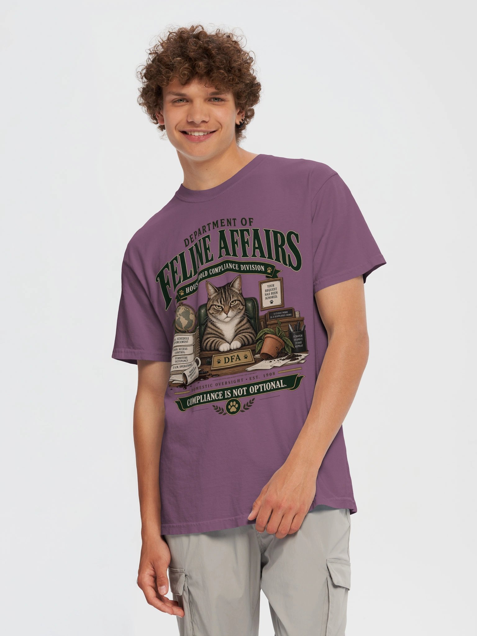 Department of Feline Affairs Heavyweight Tee product image (26)