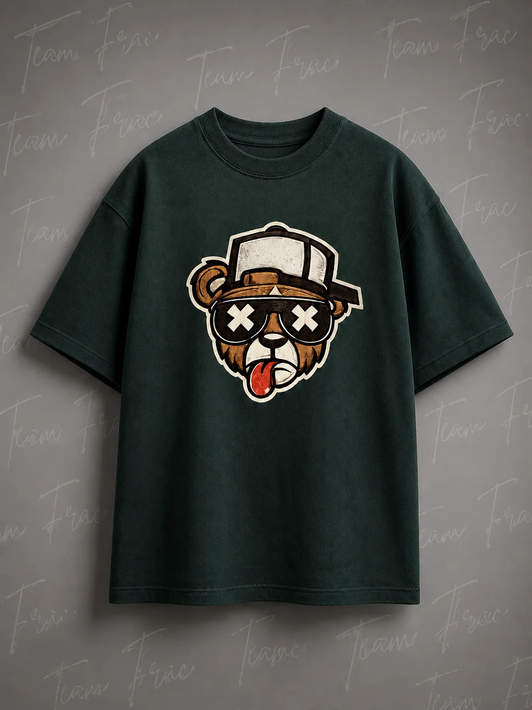 Premium Oversized Bear Graphic Tee product image (5)