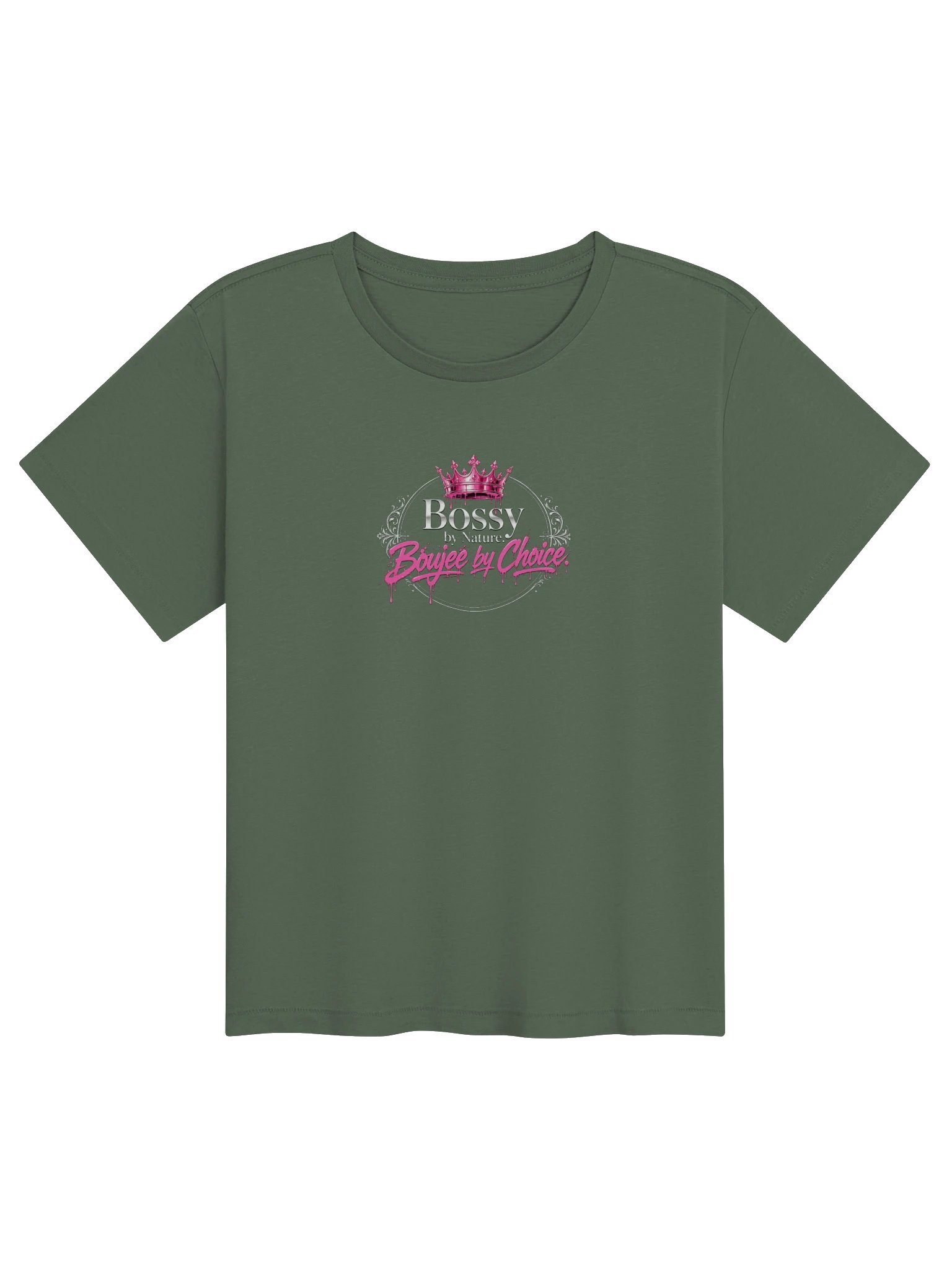 Bossy & Boujee Women's High-Waisted Tee product image (6)