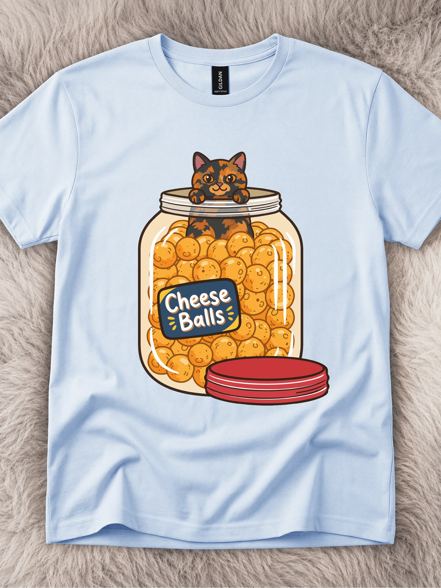 Cheese Balls Tortie Tee product image (1)