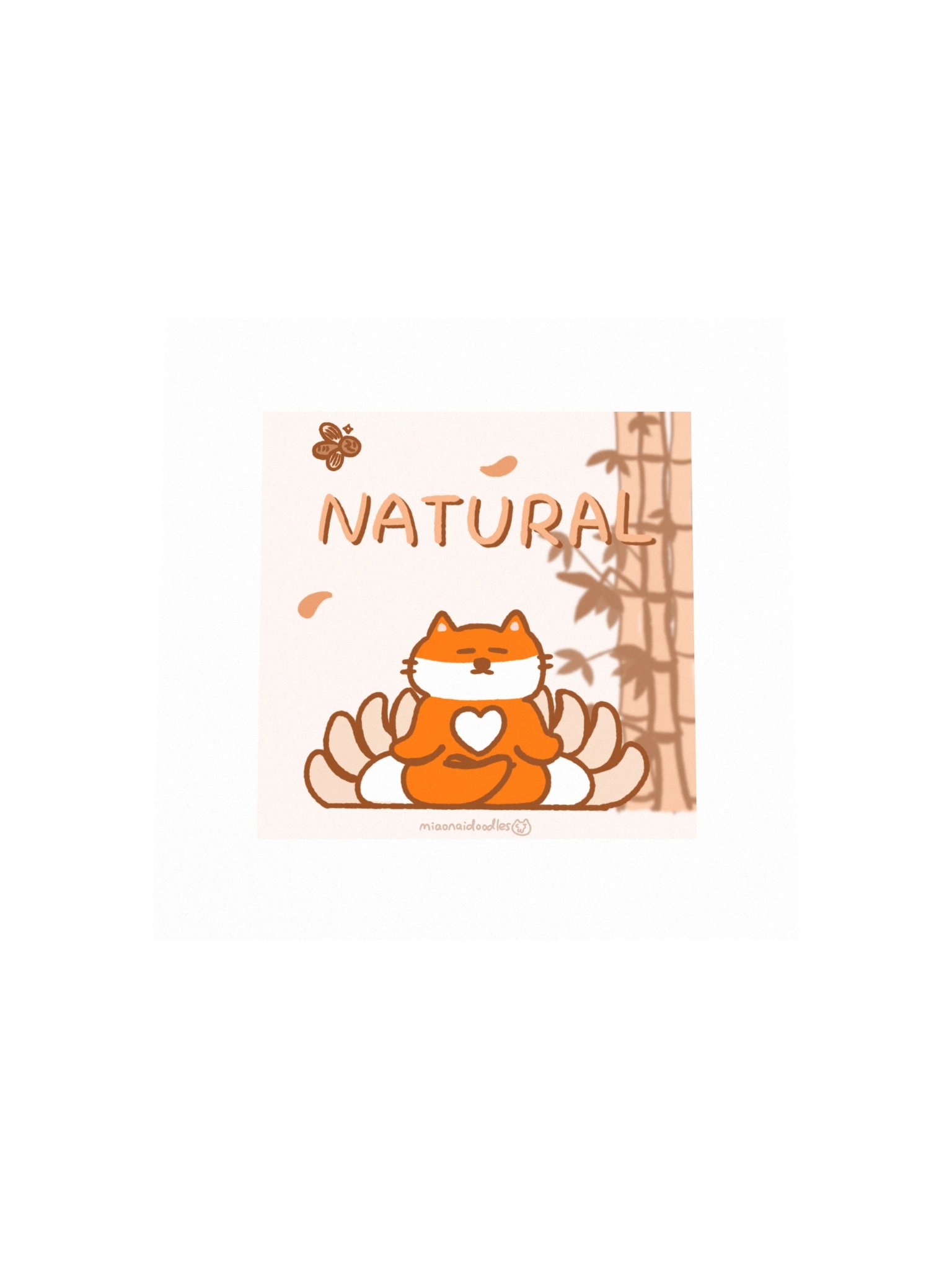Natural (Zen) Print - featuring Huzi product image (8)