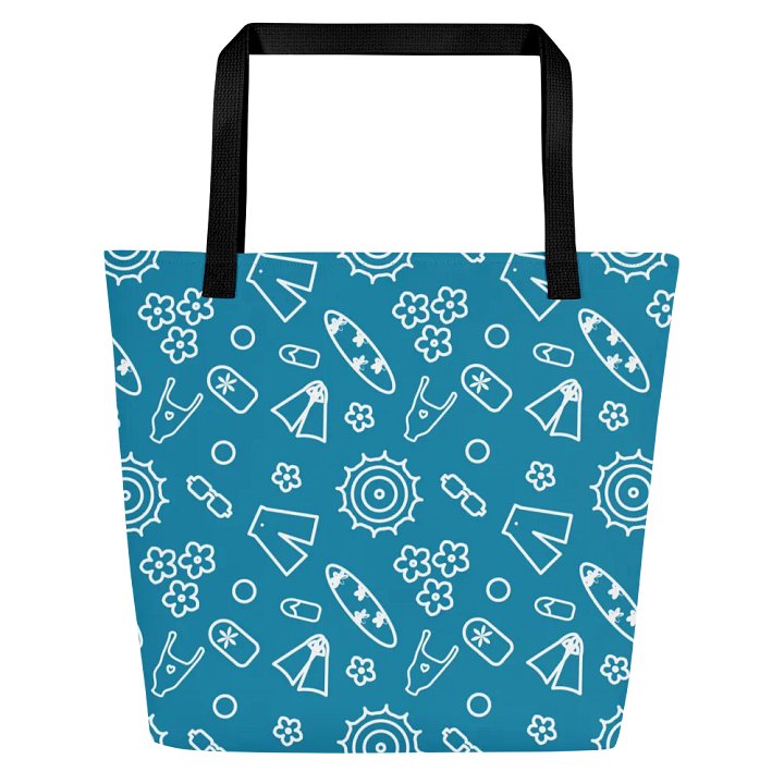 Beach Necessities Pattern All Over Print Tote product image (1)