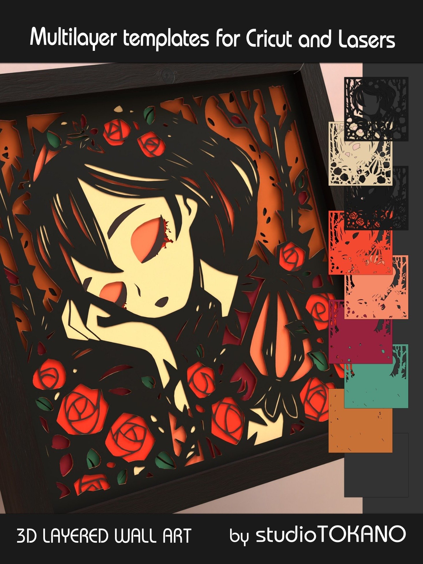 Sleeping Beauty Shadow box SVG product image (7)