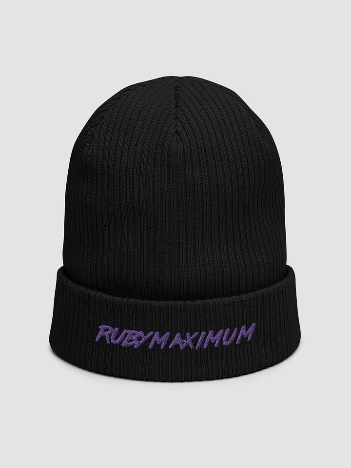 RubyMaximum Beechfield Ribbed Beanie product image (1)