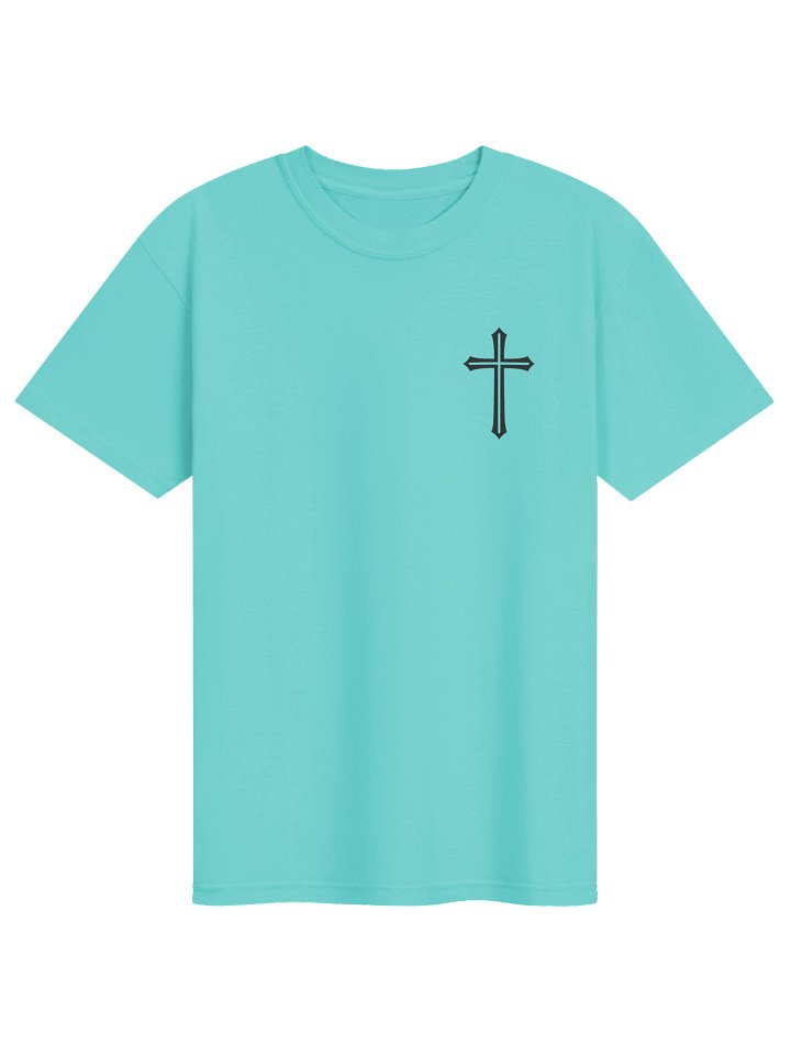Minimal Cross Black Tee product image (1)