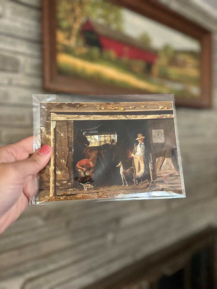 Frank Blackwell Mayer "Leisure and Labor" Vintage Equestrian Giclee Fine Art Print | 5x7 | The Ribbon Room product image (1)