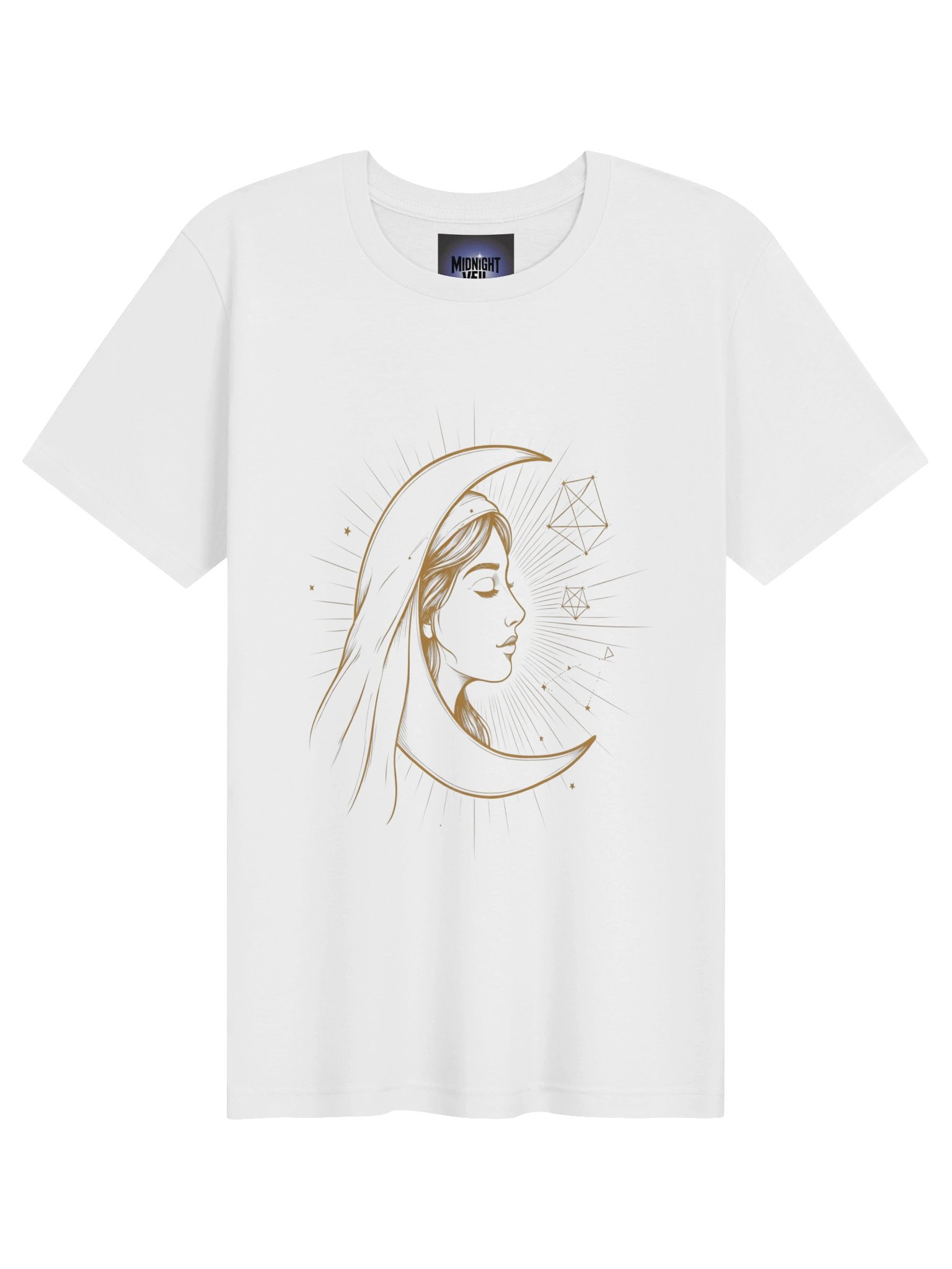 Veiled Crescent Muse Tee - Midnight Veil product image (1)