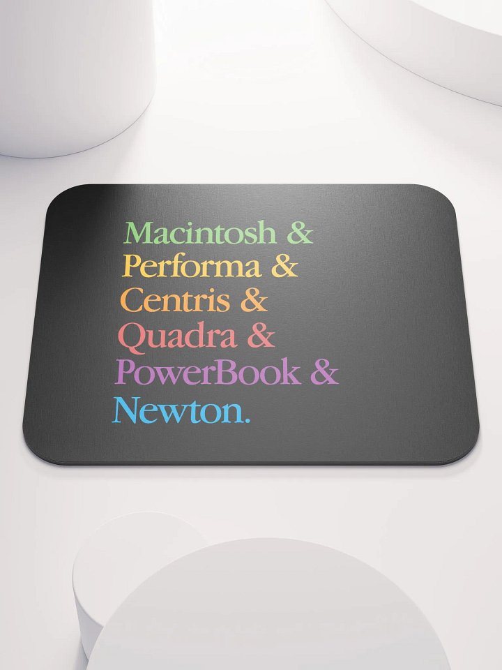 1993 Lineup Black Mouse Pad product image (1)