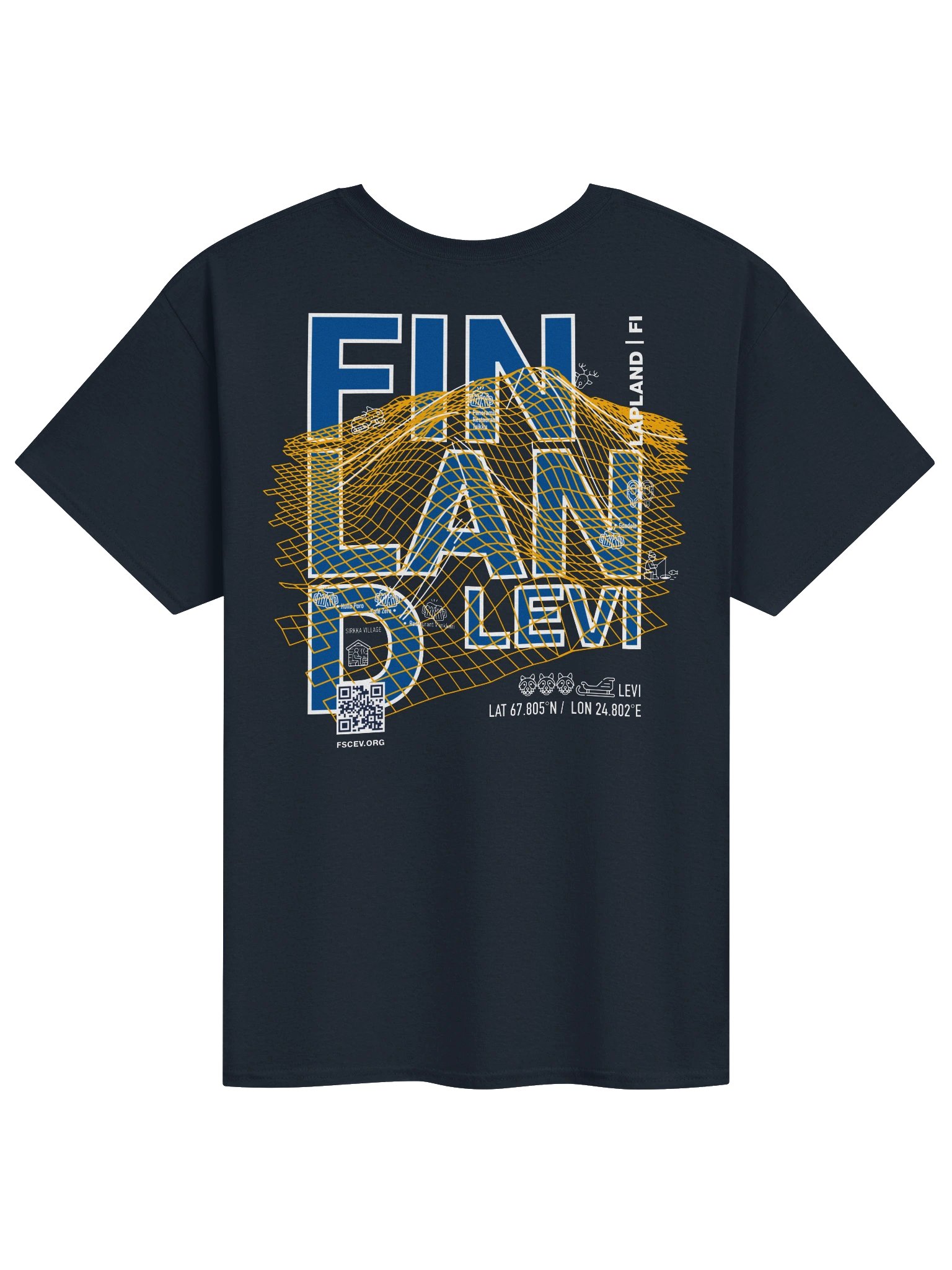 Finland / Levi Coordinates & Resort (front and back) product image (2)
