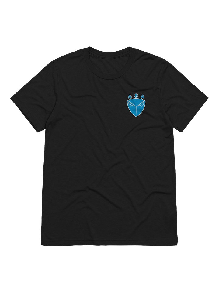 484 Face Logo Triblend Tee-White Outlined product image (1)