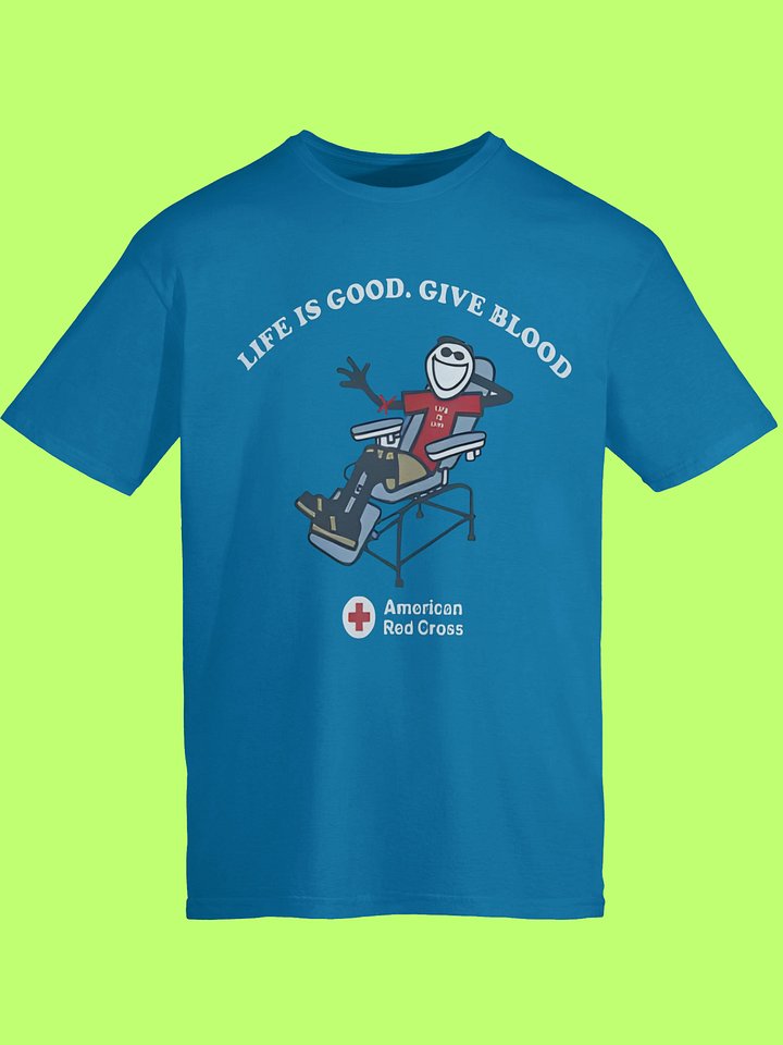 Red Cross Life Is Good Give Blood Shirt product image (56)