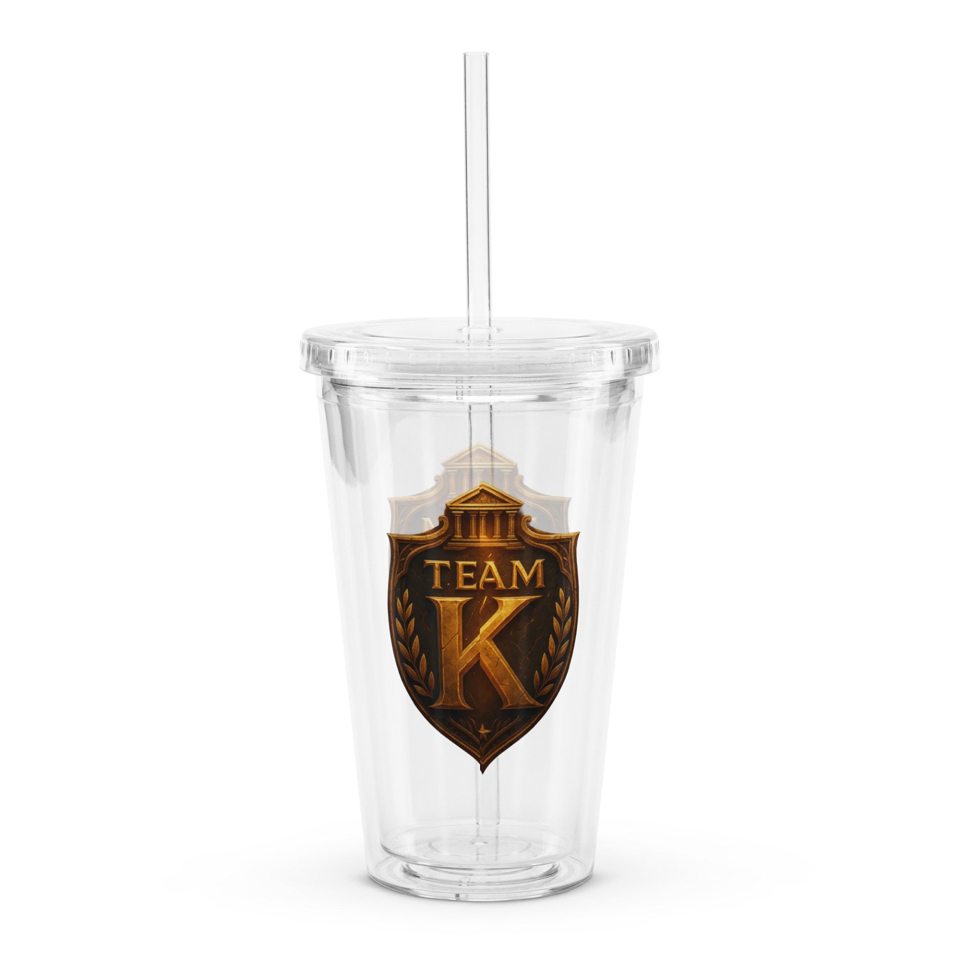 Team K V-5 Clear Plastic Tumbler product image (2)