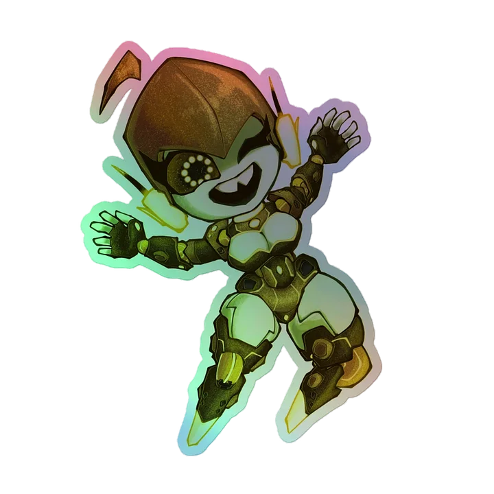 Golden Cali holo sticker product image (3)