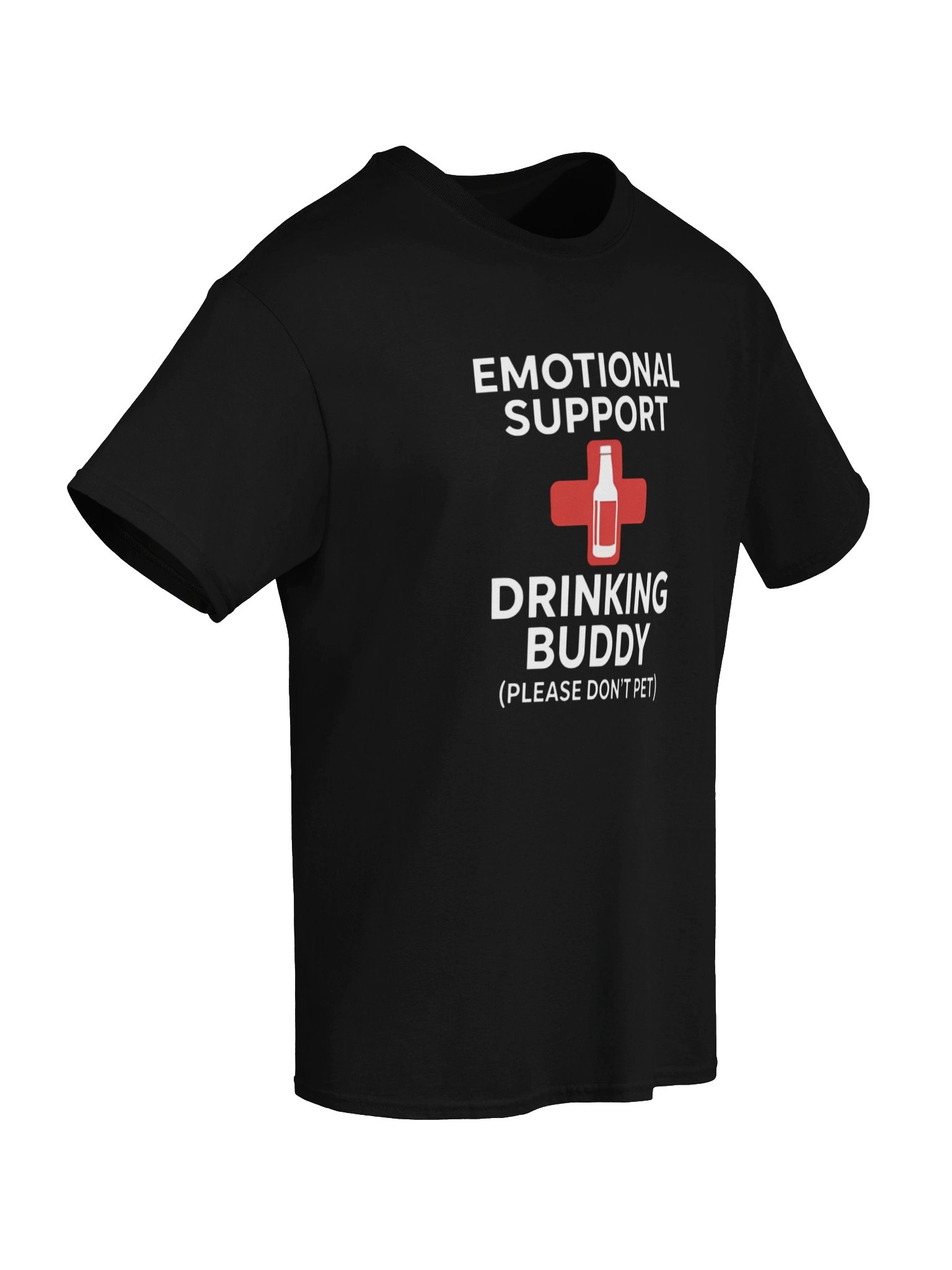 Emotional Support Drinking Buddy Shirt – Funny Beer Lover Graphic T-Shirt product image (46)
