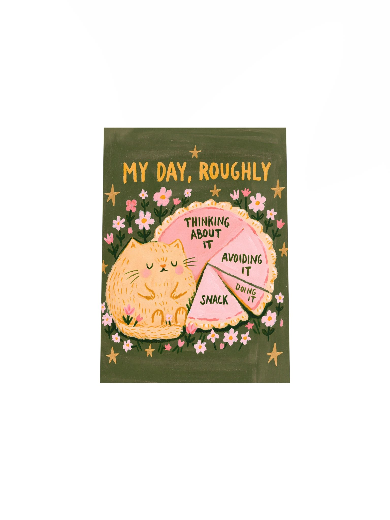 My Day, Roughly Cat Pie Poster product image (30)