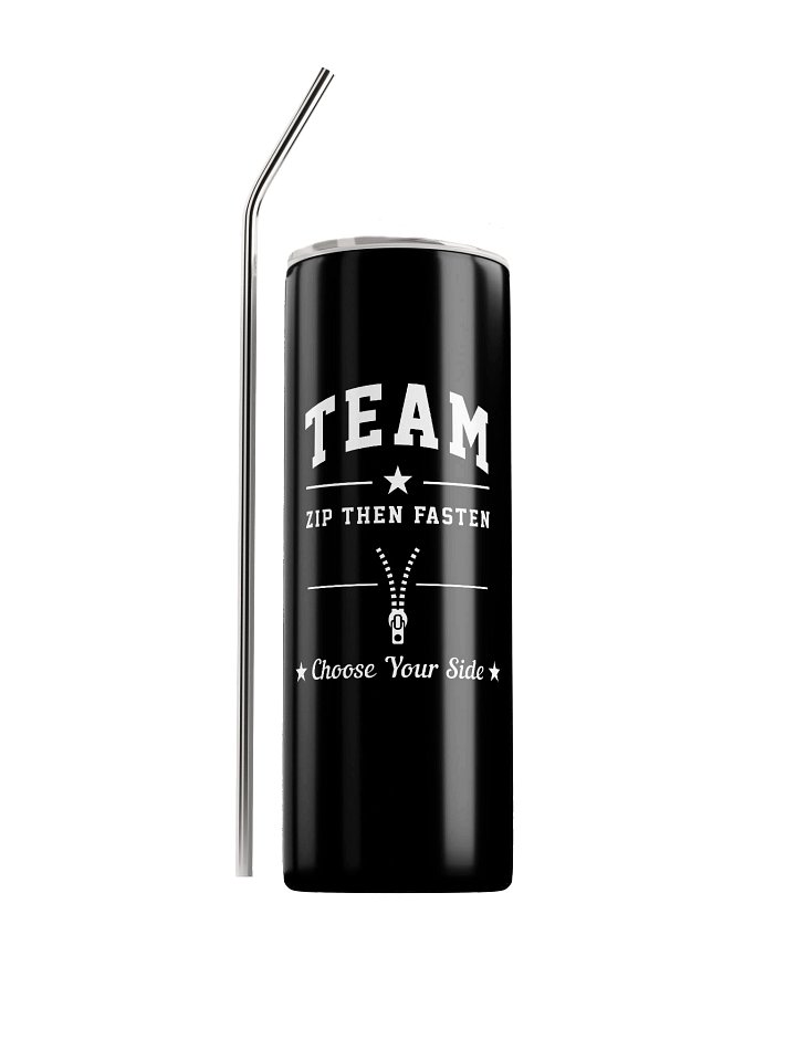 Team Zip Then Fasten Tumbler, Black Edition product image (1)