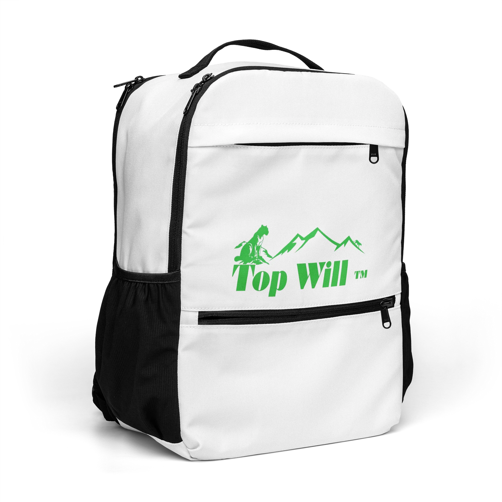 Top Will ™ White & Green Backpack product image (7)