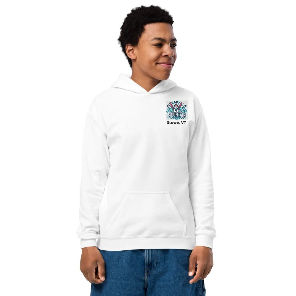 Snowman Slope Youth Hoodie - Stowe, VT product image (11)