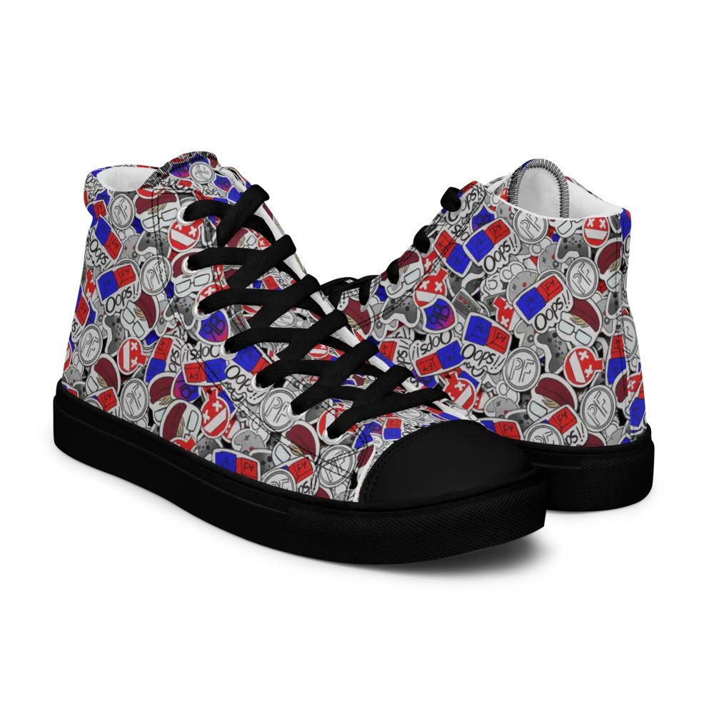 Sticker-Bomb Women's Hi-Tops product image (11)