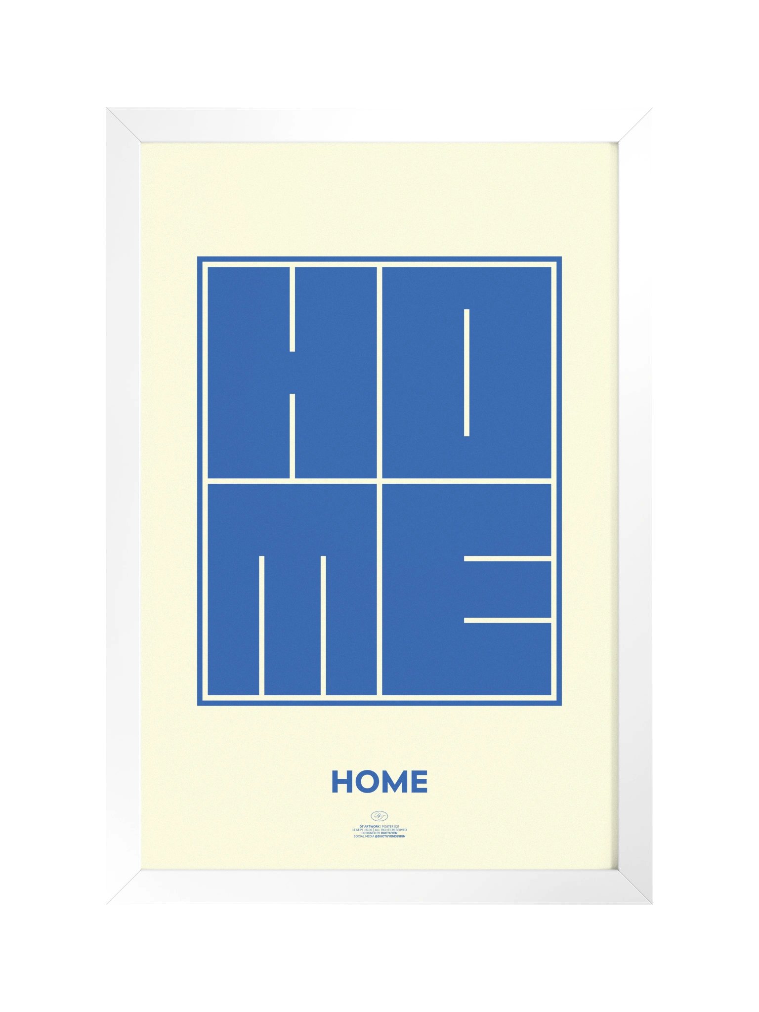 "HOME" Framed Poster product image (3)