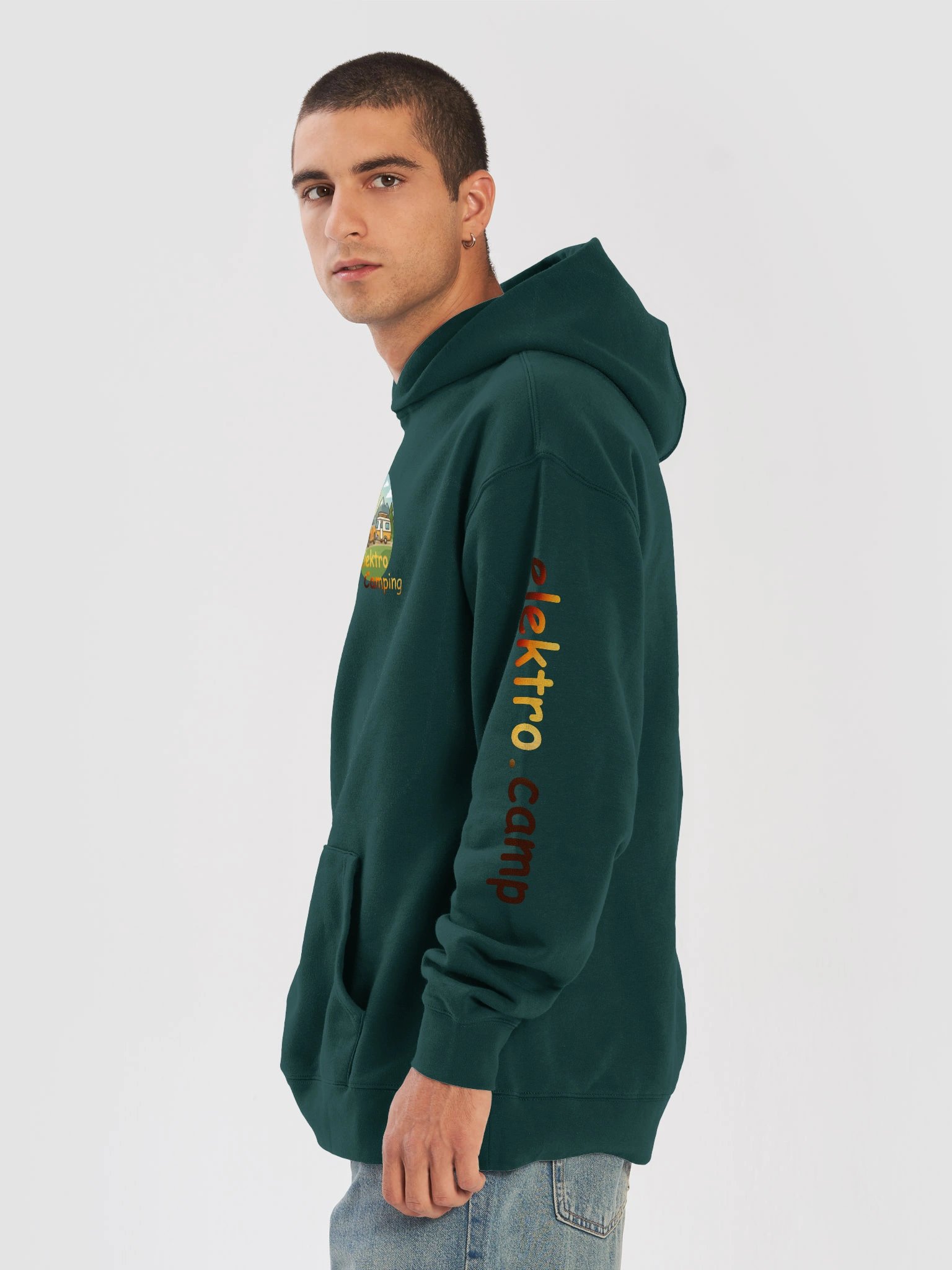 AS Colour Unisex Premium Oversized Hoodie Elektro Camping product image (8)