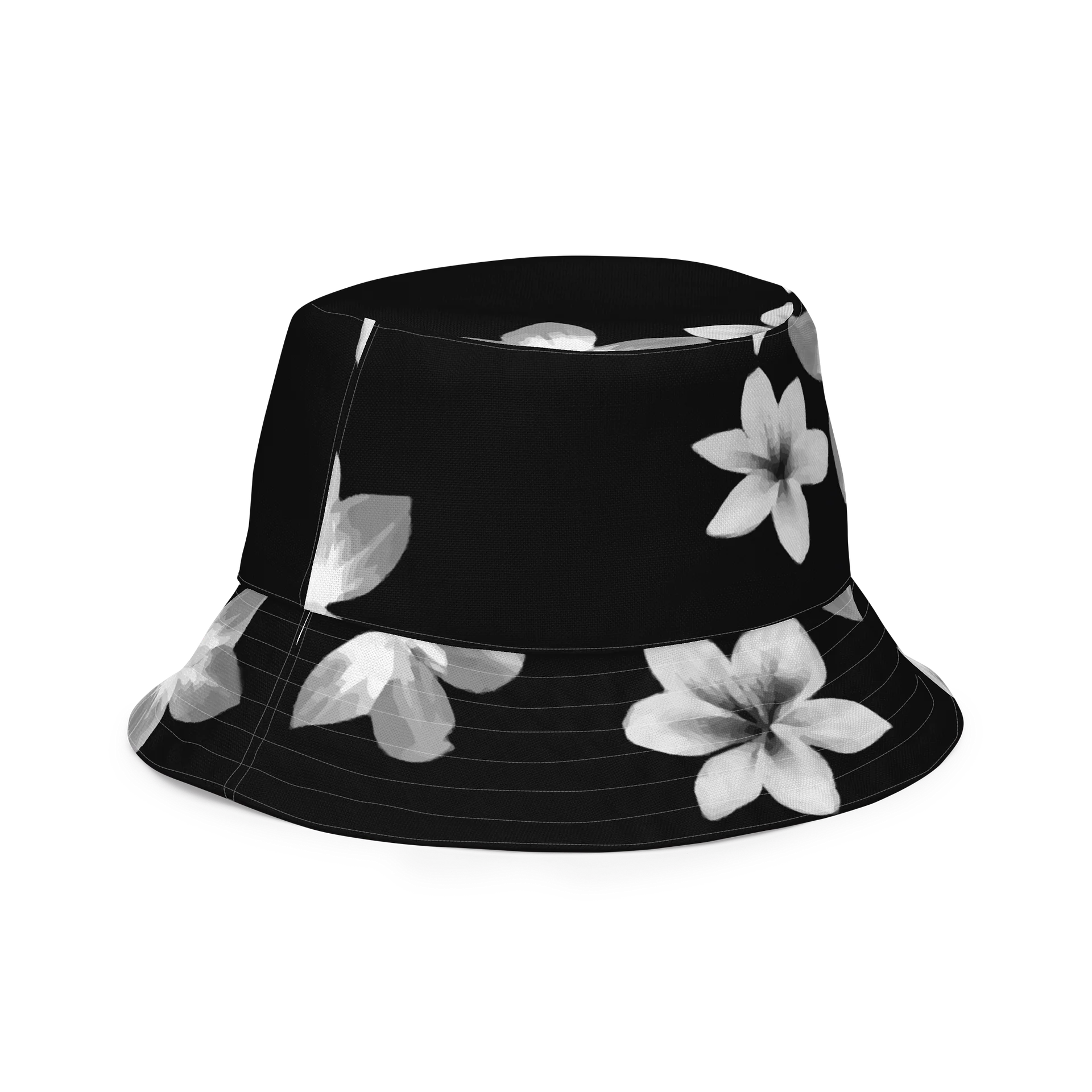 Volcanic Ash - Caribbean Soufriere Flower Print | Reversible Bucket Hat product image (5)