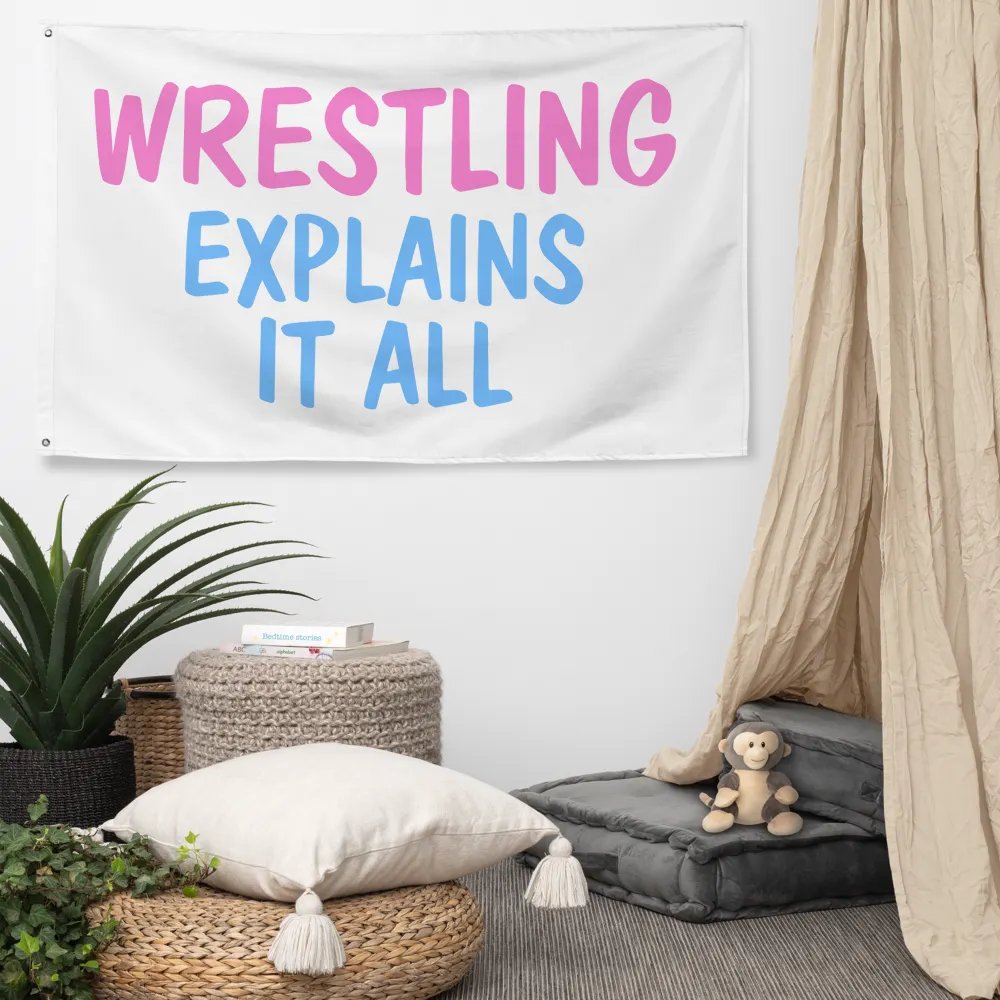 Wrestling Explains It All (Flag) product image (6)