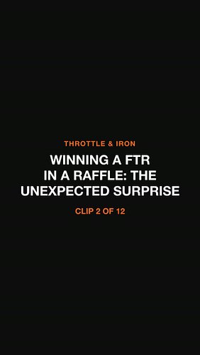 Imagine the thrill of winning a motorcycle in a raffle! It's not just luck; it's the beginning of countless adventures on two...