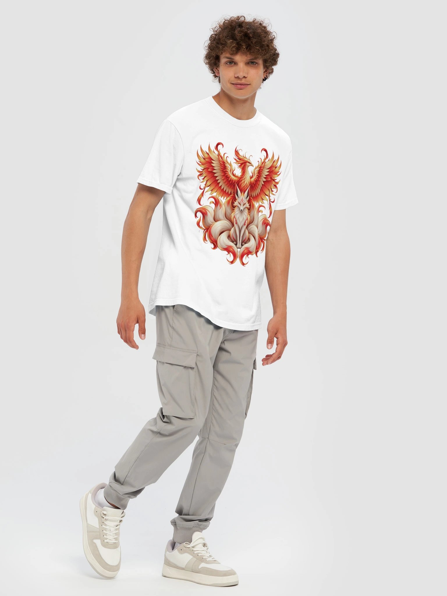 Kitsune and Co Logo Winter T-shirt product image (7)