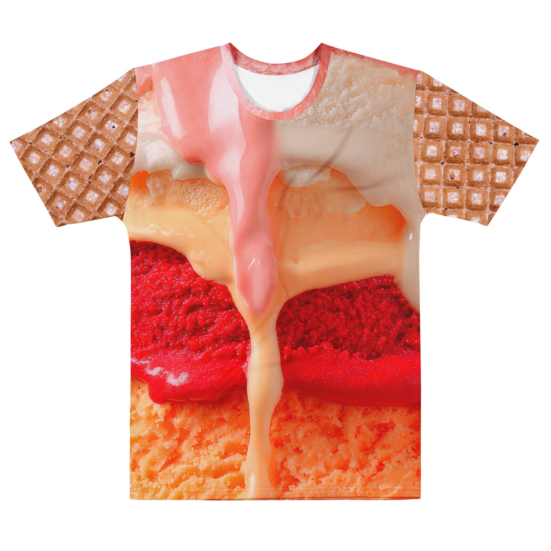 Ice Cream Drip Full Printed Shirt product image (1)