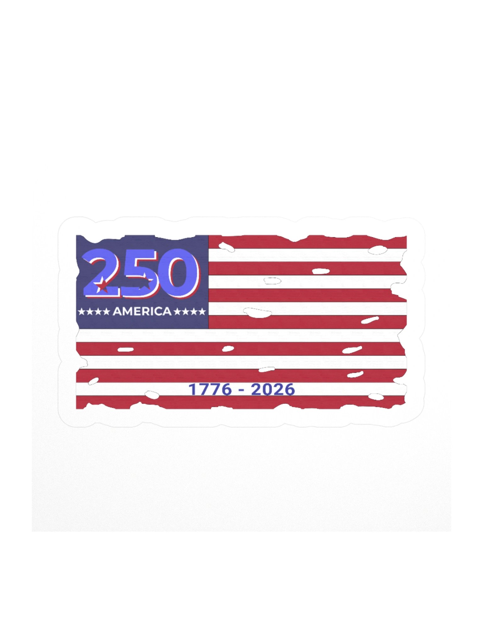 America 250 Flag Sticker product image (1)