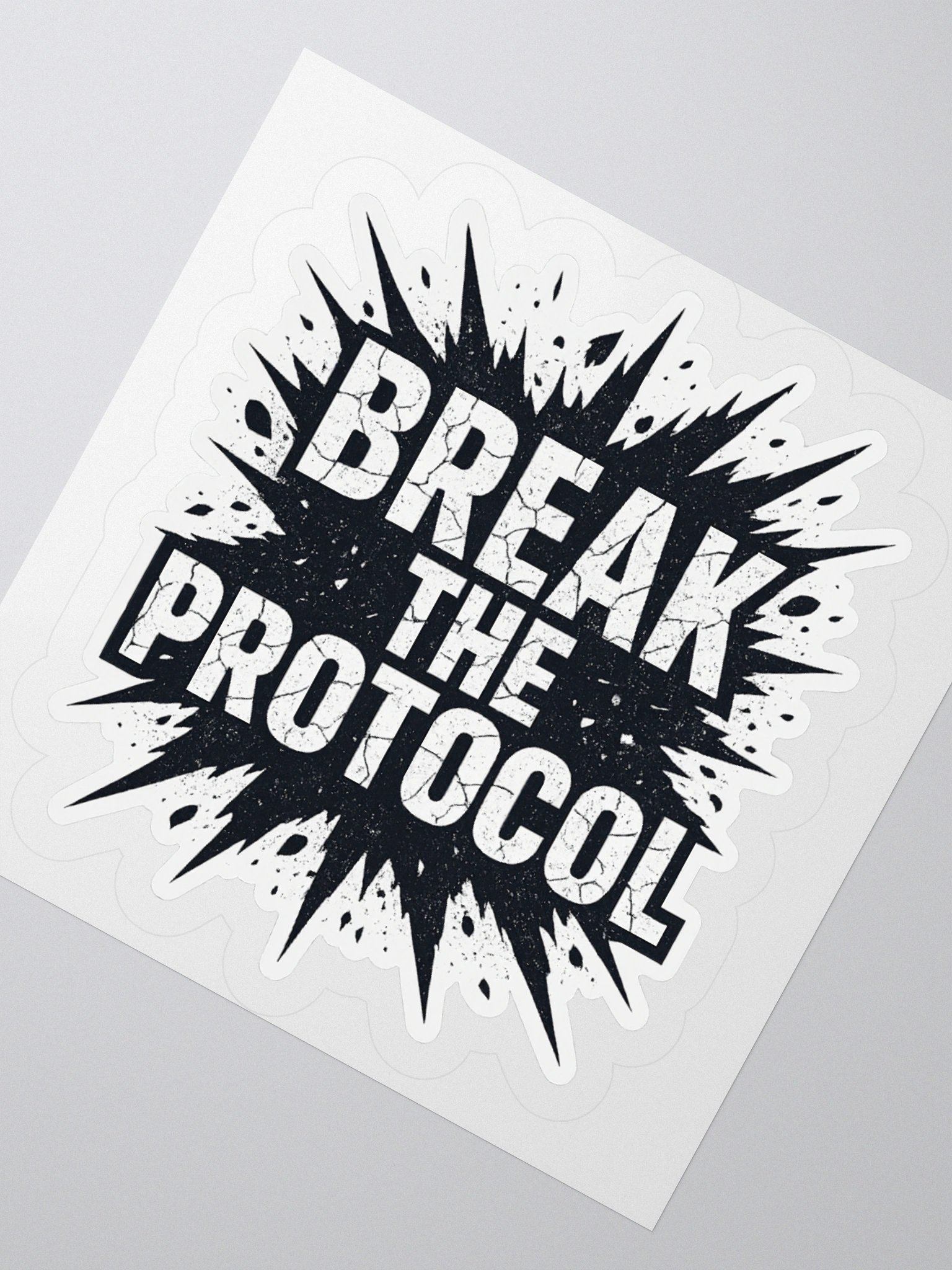 Break the Protocol: Resistance Kiss-Cut Vinyl Sticker product image (4)