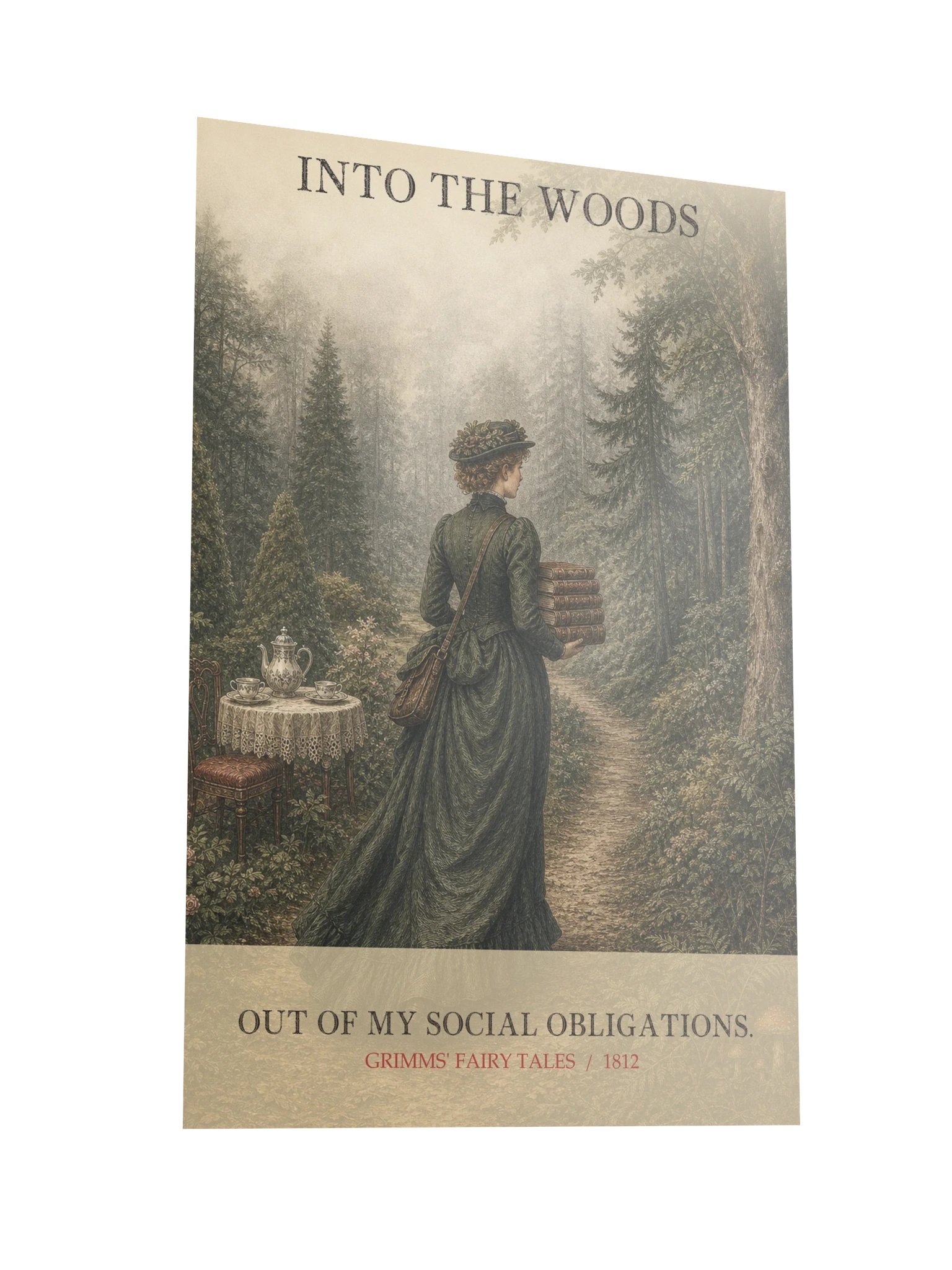 Into Woods Out Social Obligations -- Grimms Fairy Tales Art Print product image (10)