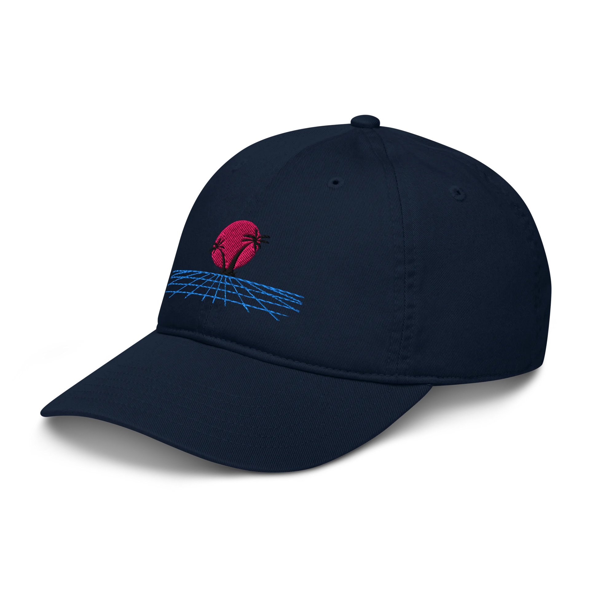 Retro Sunset Palm Dad Hat product image (4)