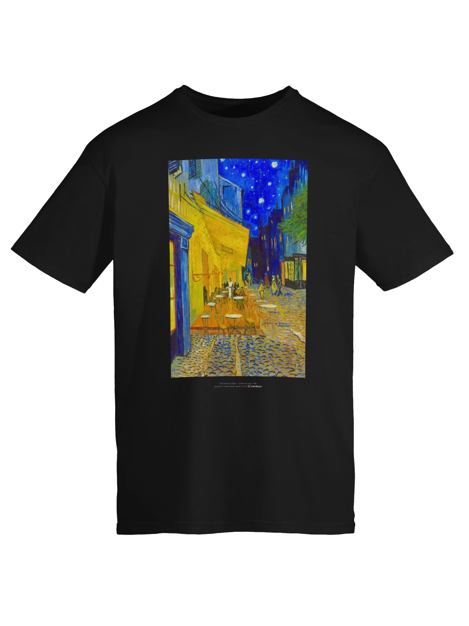 Café Terrace at Night — T-Shirt product image (5)