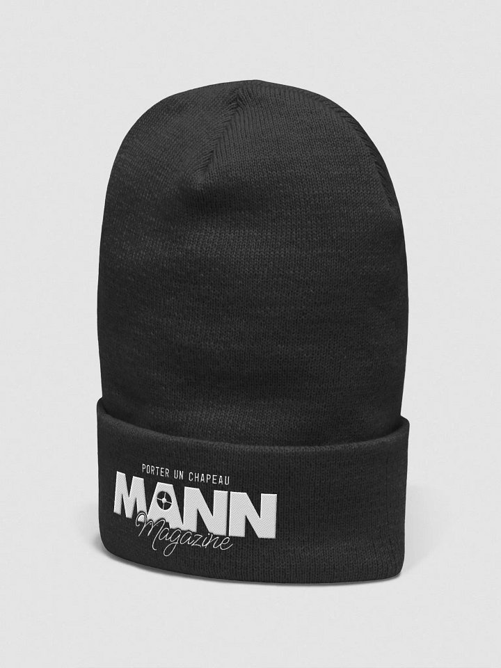 MANN Magazine Black Knit Beanie product image (2)