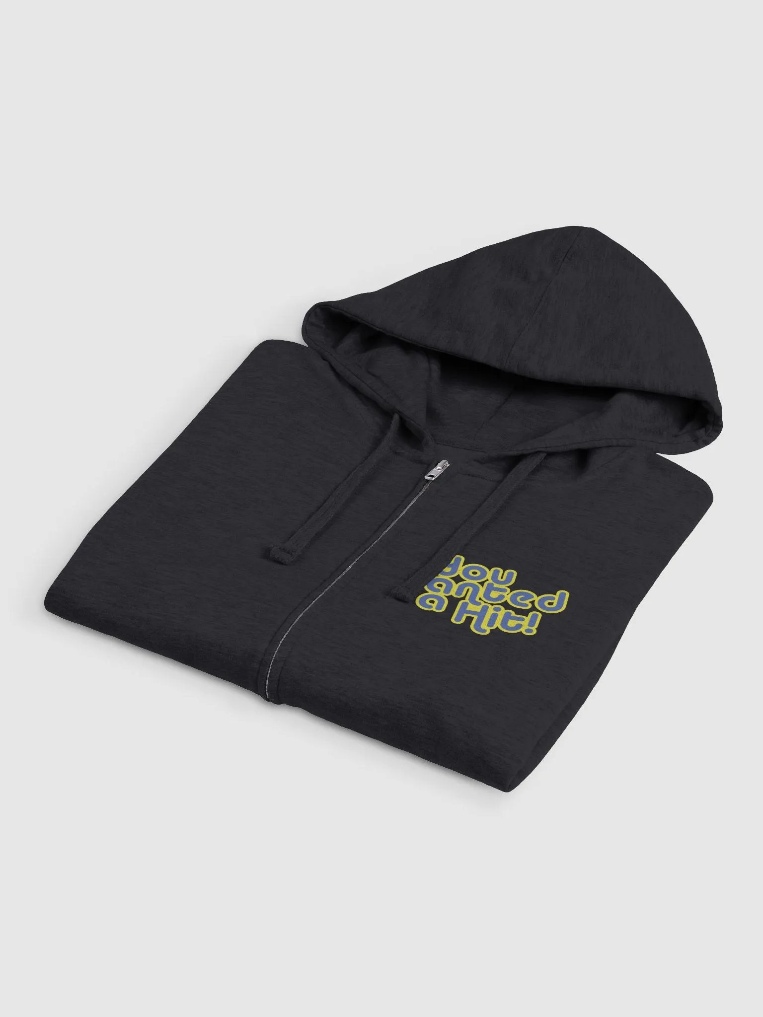 Zip-Up Hoodie (Black) product image (2)