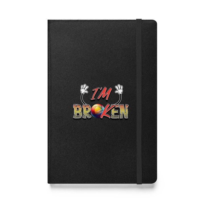 Im Ok Im Broken Volleyball Dreams Hardcover Notebook product image (1)