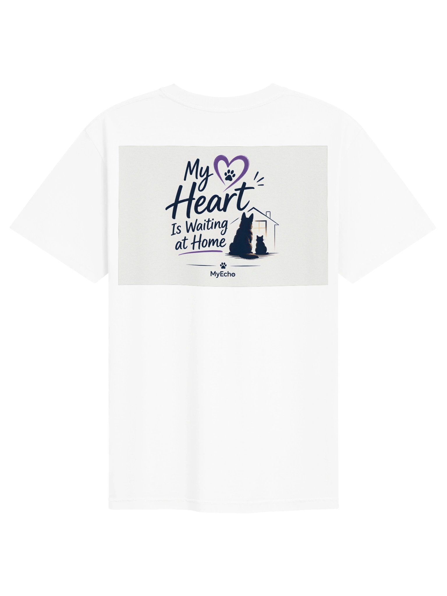 T shirt - my heart is waiting at home product image (2)