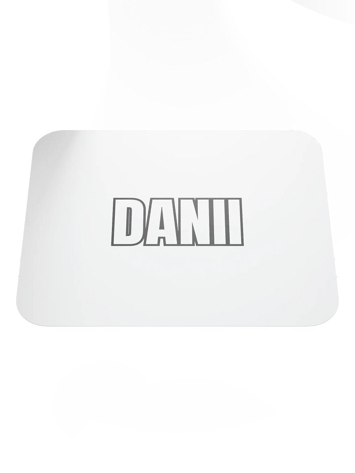 DANII WHITE BLACK MOUSE PAD product image (1)