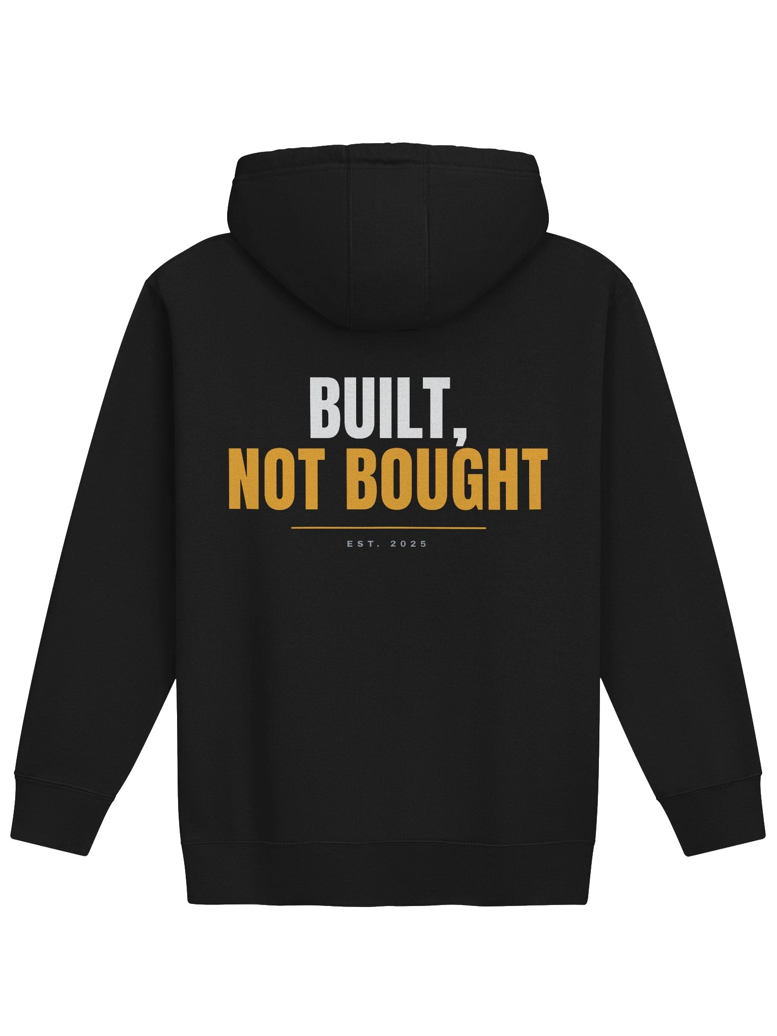 Built, Not Bought Hoodie — Black product image (2)