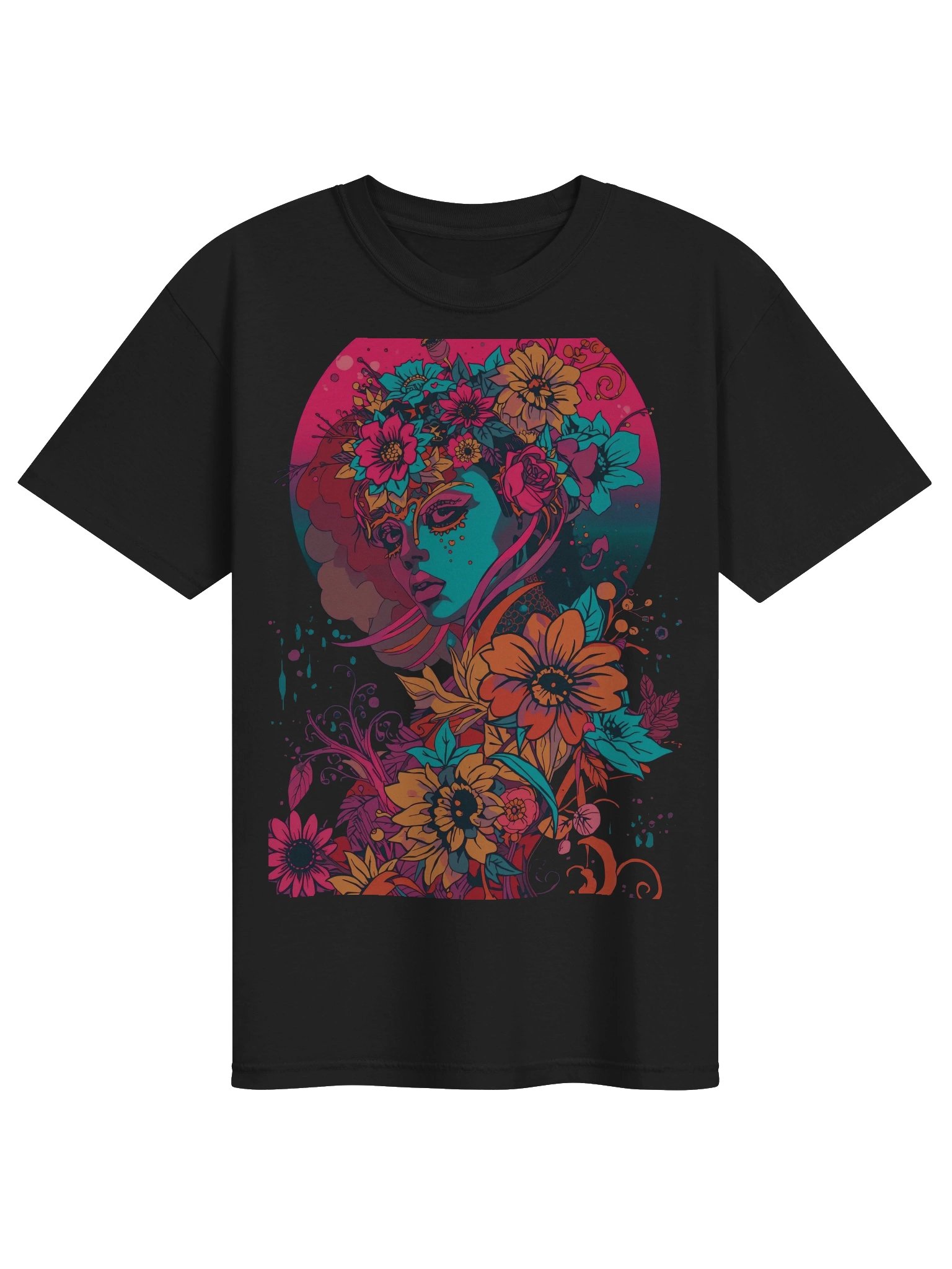 Crowned Floral Muse Heavyweight Tee product image (1)