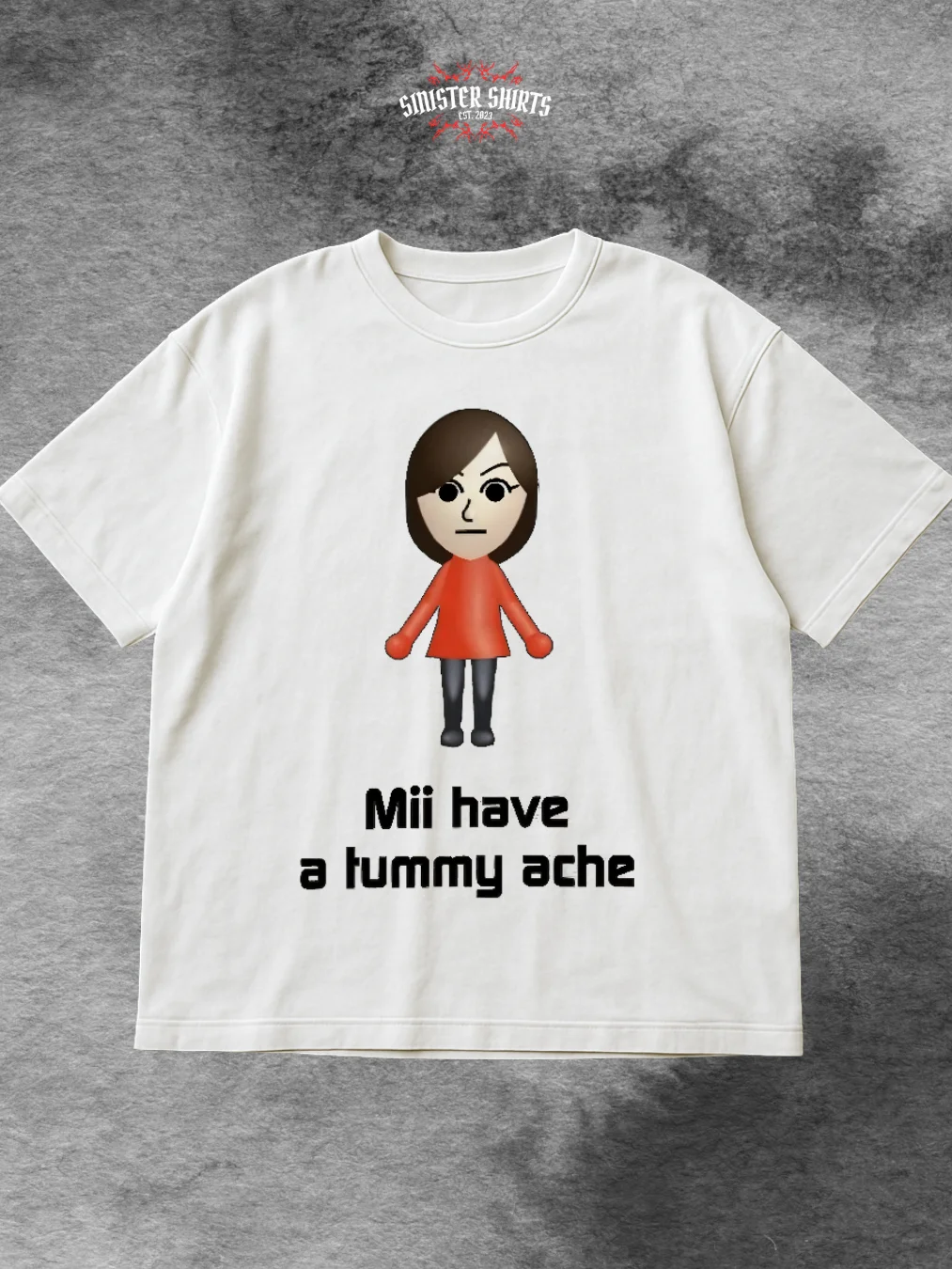 Mii Have A Tummy Ache Shirt product image (1)