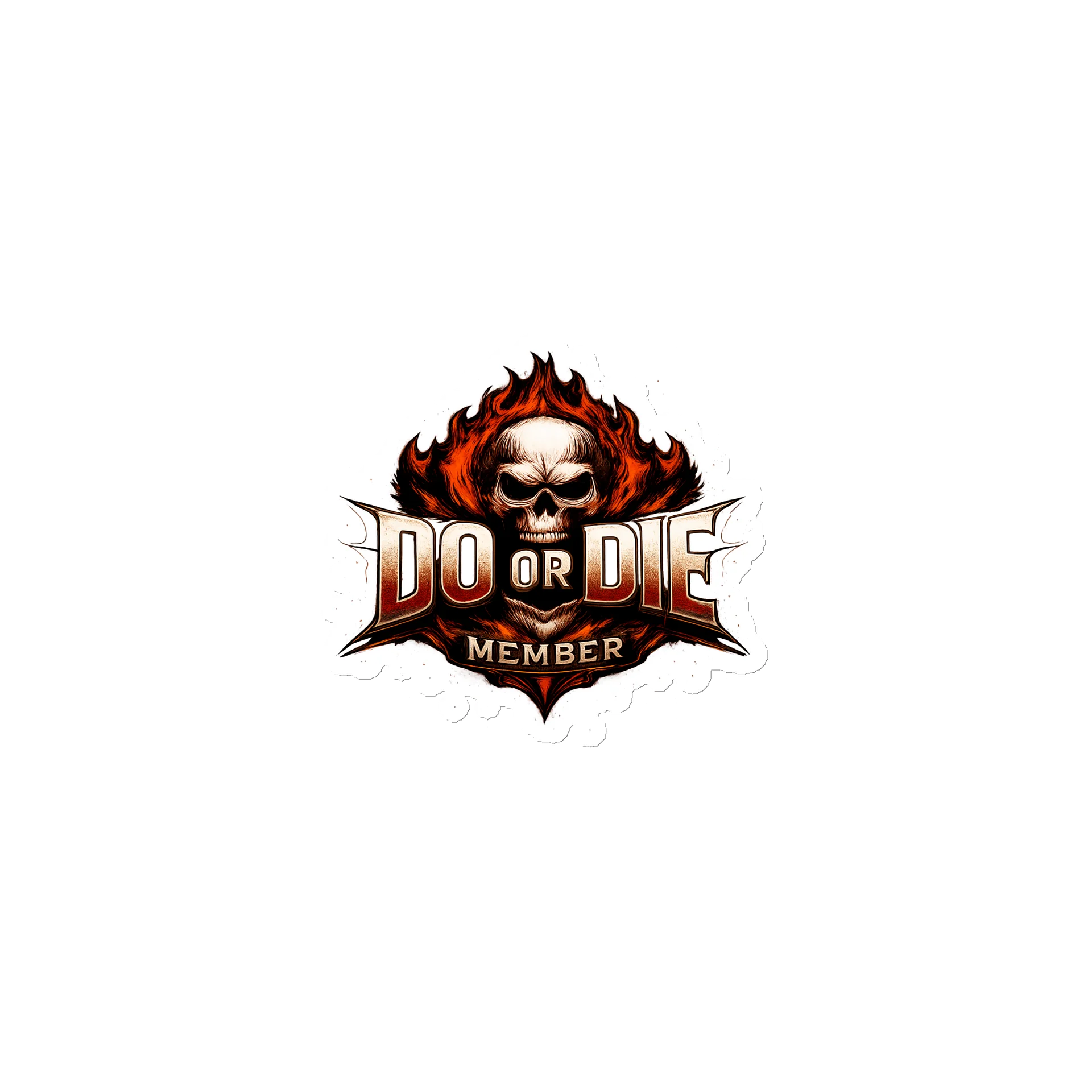 Fiery Do or Die Skull Magnets product image (1)